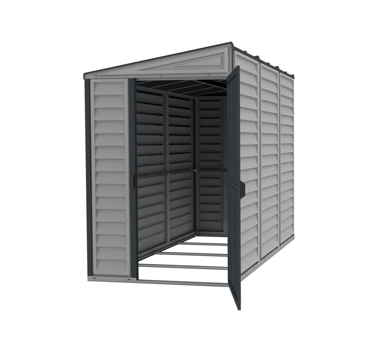 Duramax 4 x 8 ft Lean To Sidemate Plus Plastic Shed — view 7