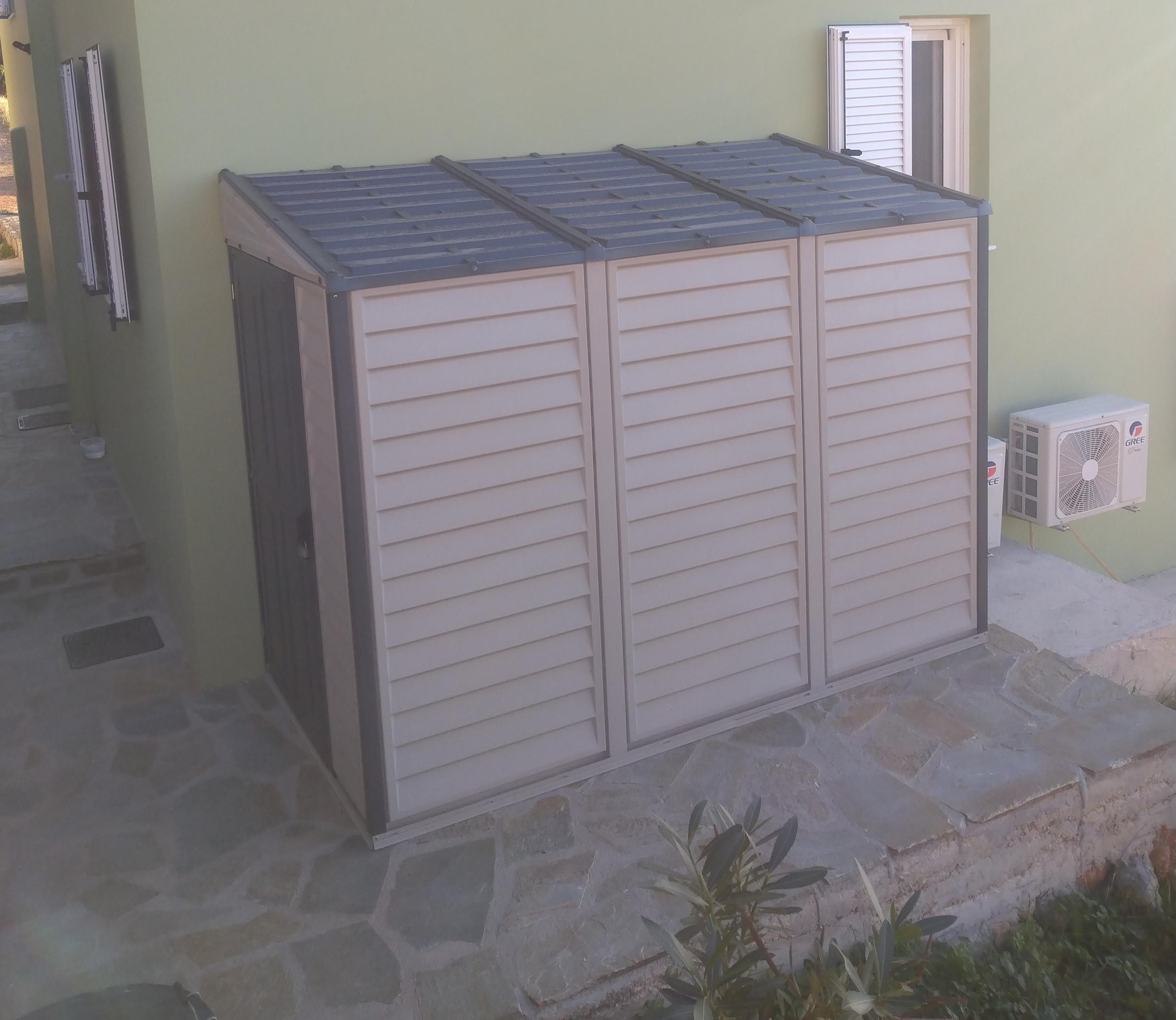 Duramax 4 x 8 ft Lean To Sidemate Plus Plastic Shed — view 5