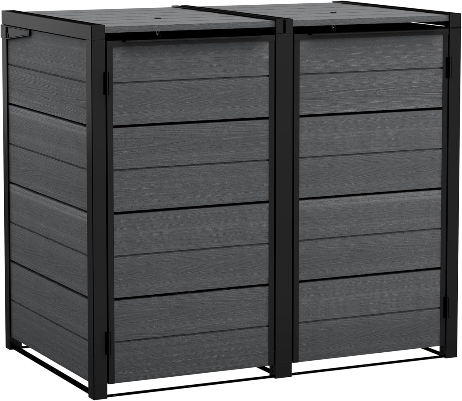 Keter Hideaway Double Wheelie Bin Store – Grey