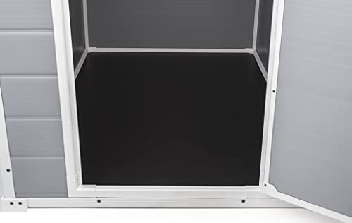 Keter Manor Outdoor Garden Storage Shed, Grey, 4 x 3 ft — view 3