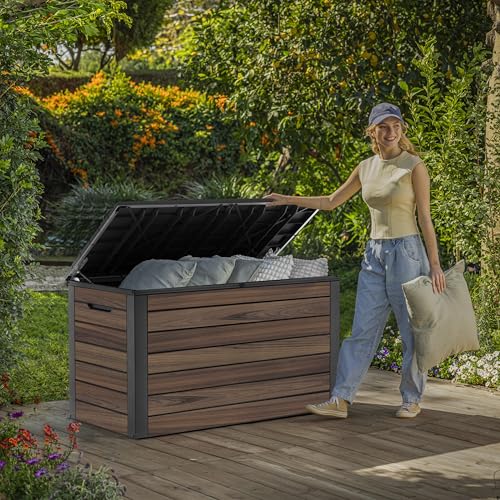 Keter Signature Ontario 575L Storage Box – Rosewood — alternate view