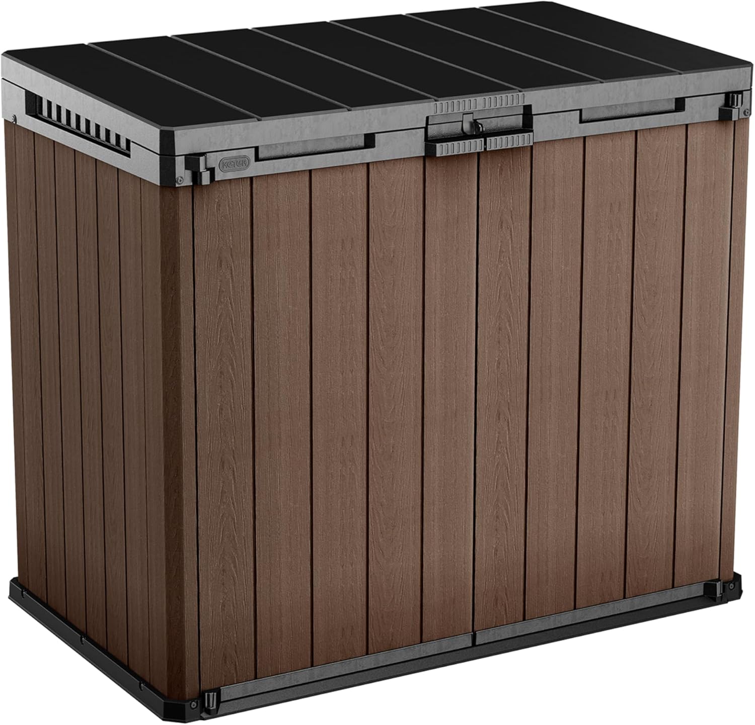 Keter Darwin 1150L Storage Box & Bin Store – Brown