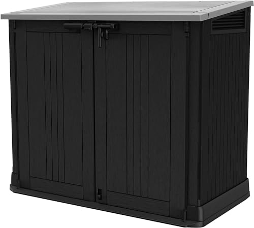 Keter Store It Out Nova Storage Shed – Dark Grey — alternate view