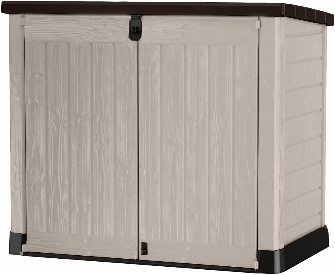 Keter Store It Out Pro Storage Shed – Beige & Brown