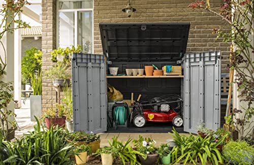 Keter Store It Out Pro Outdoor Garden Furniture Storage Shed Grey| Fade Free | All Weather Resistant | Safe and Secure | Zero Maintenance | 5 year Warranty — view 3
