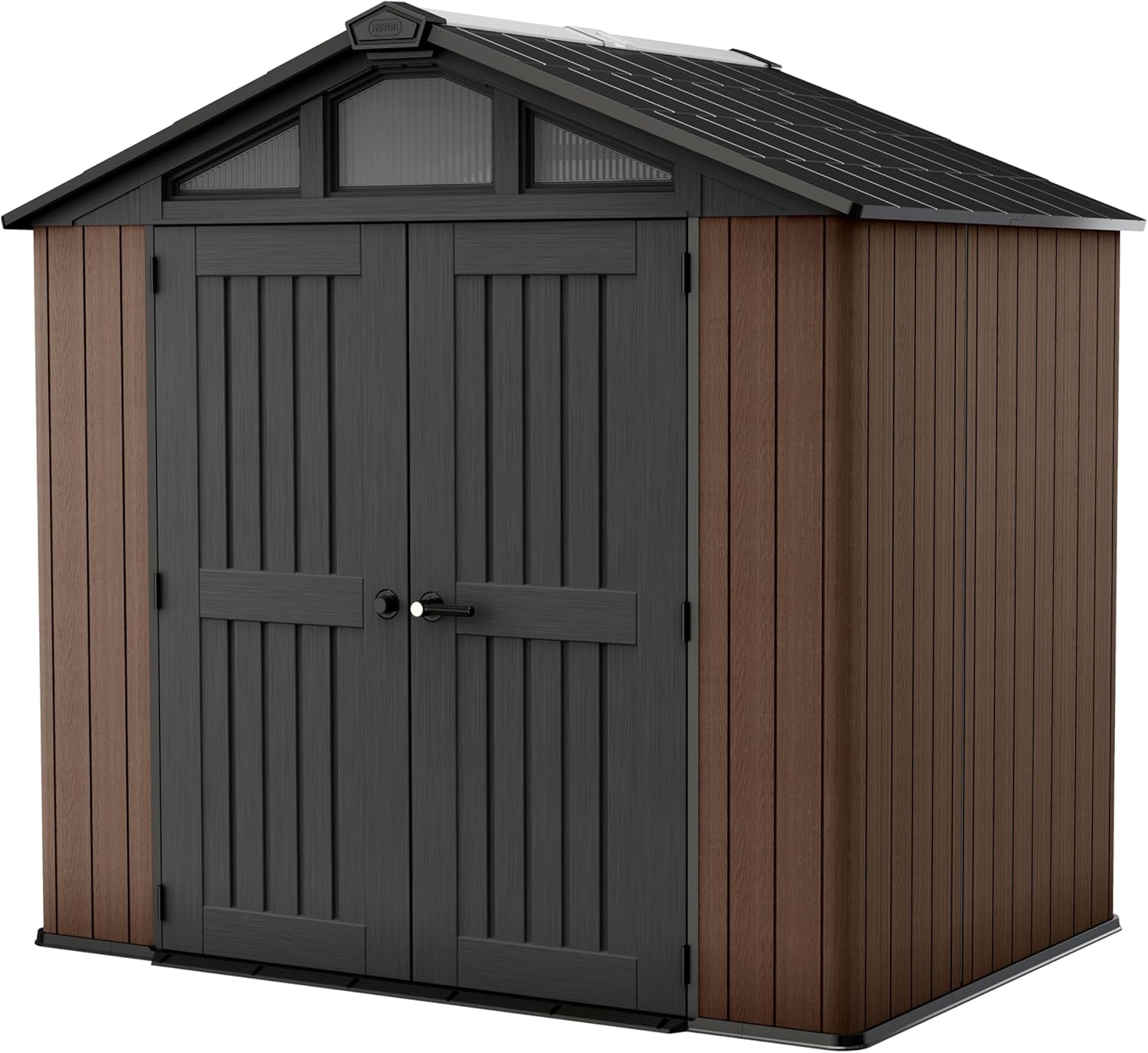 Keter Stronghold 8x6ft Garden Shed – Brown