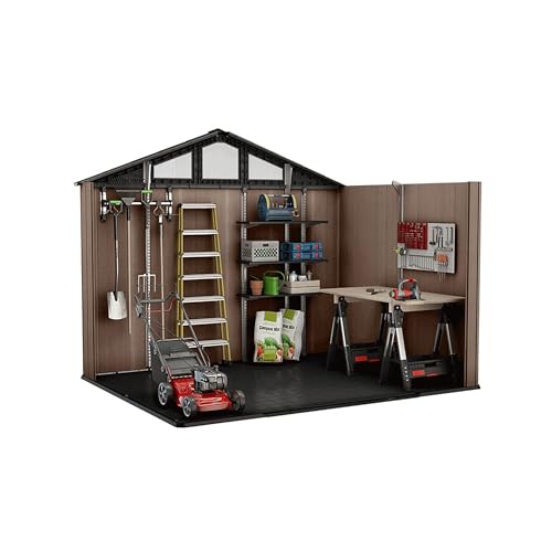 Keter Stronghold 10x8ft Garden Shed – Brown — alternate view