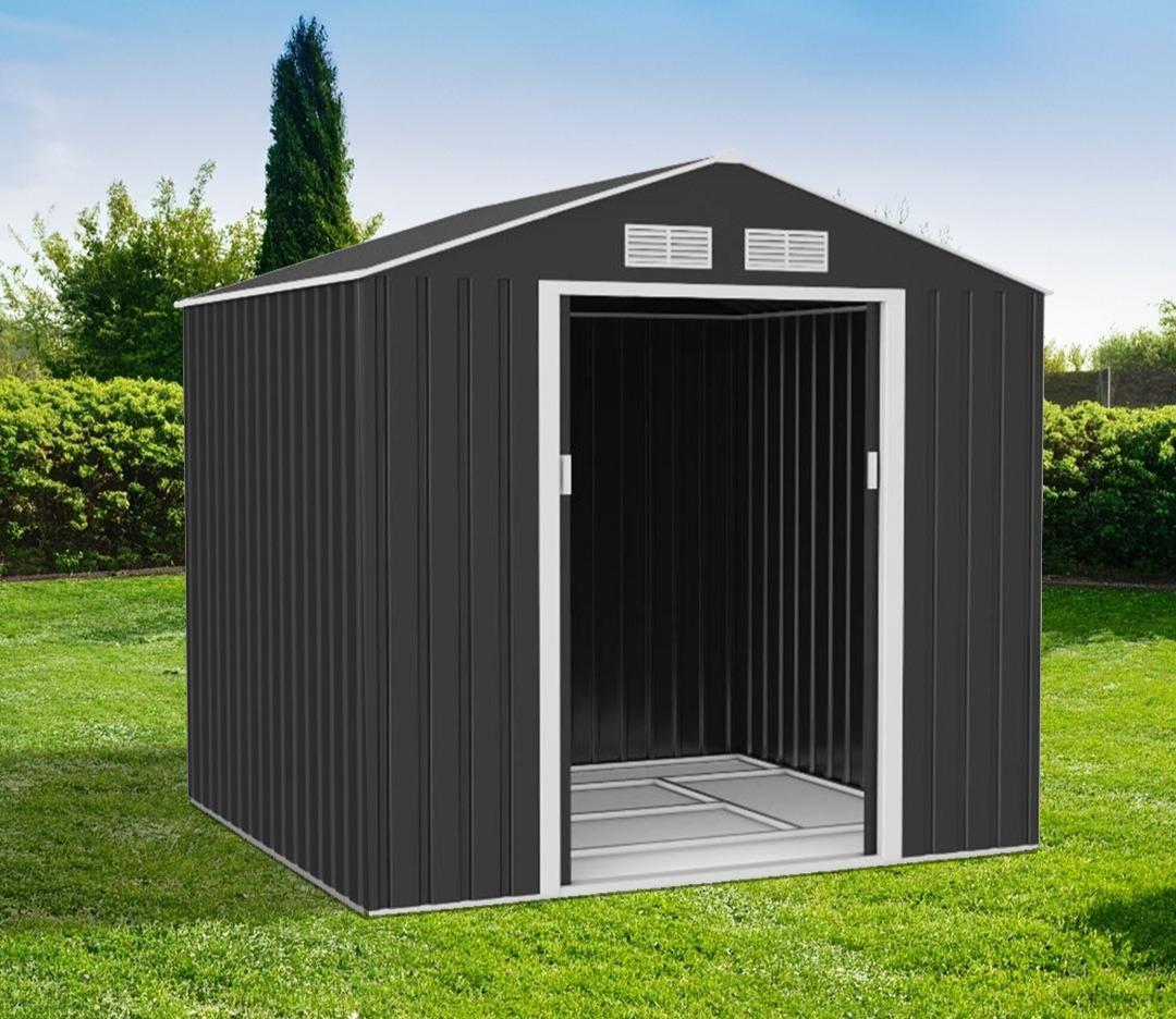 Lotus Sheds Hera 7 x 6 ft Apex Metal Shed — alternate view