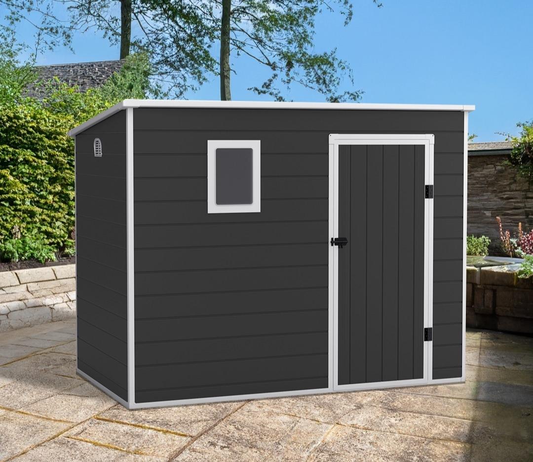 Lotus Sheds Oxonia 8 x 5 ft Pent Plastic Shed