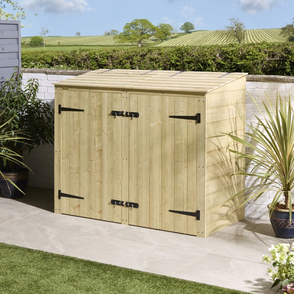 Premier Shiplap Single Bin Store With Box Store — view 3