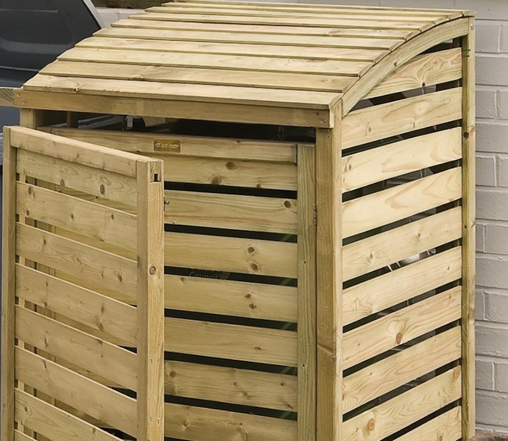 Rowlinson Classic Triple Wheelie Bin Store — view 3