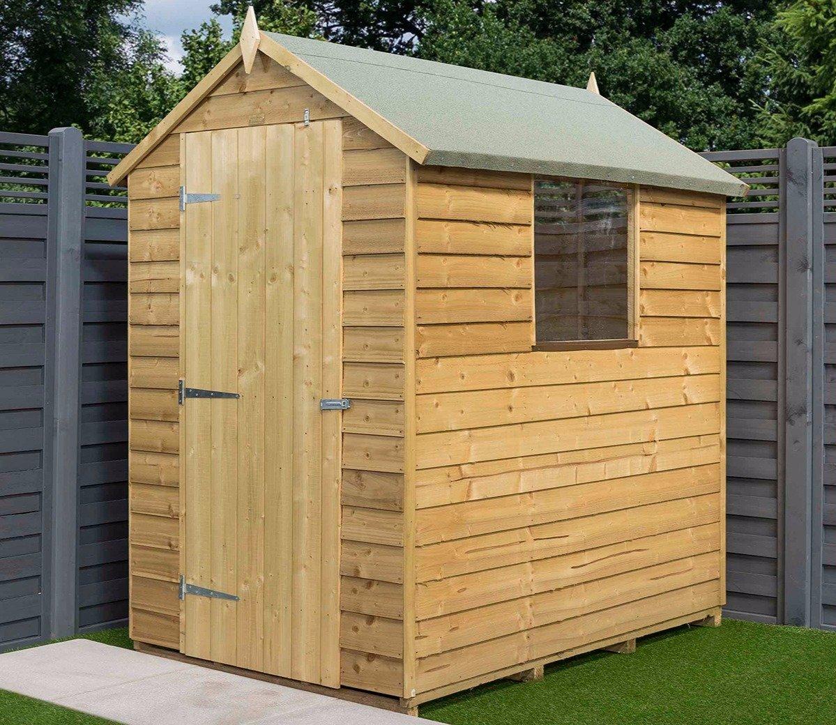 Rowlinson Overlap 4 x 6 ft Shed — alternate view