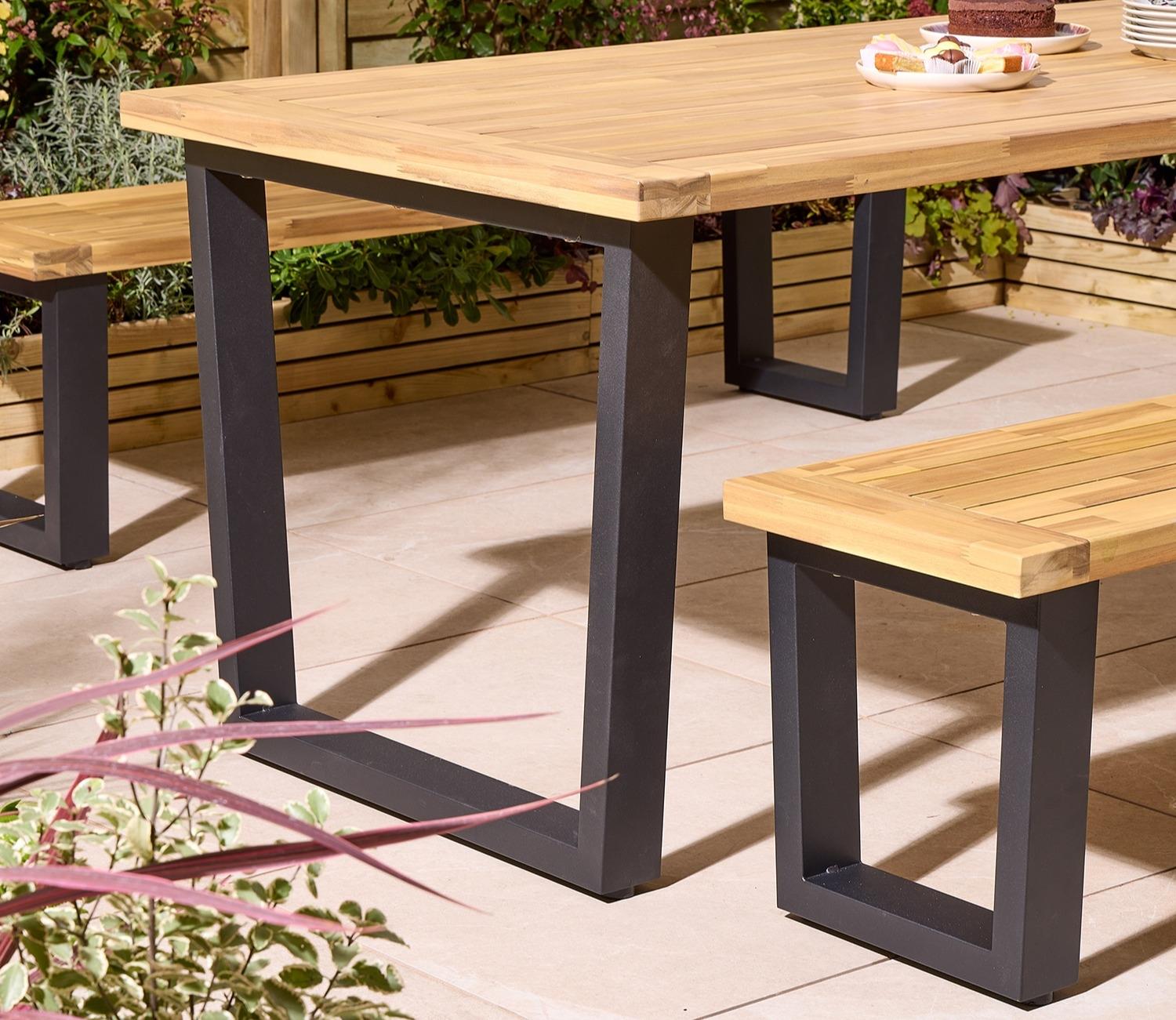 Rowlinson Stockholm 6 Seat Dining Set — view 3