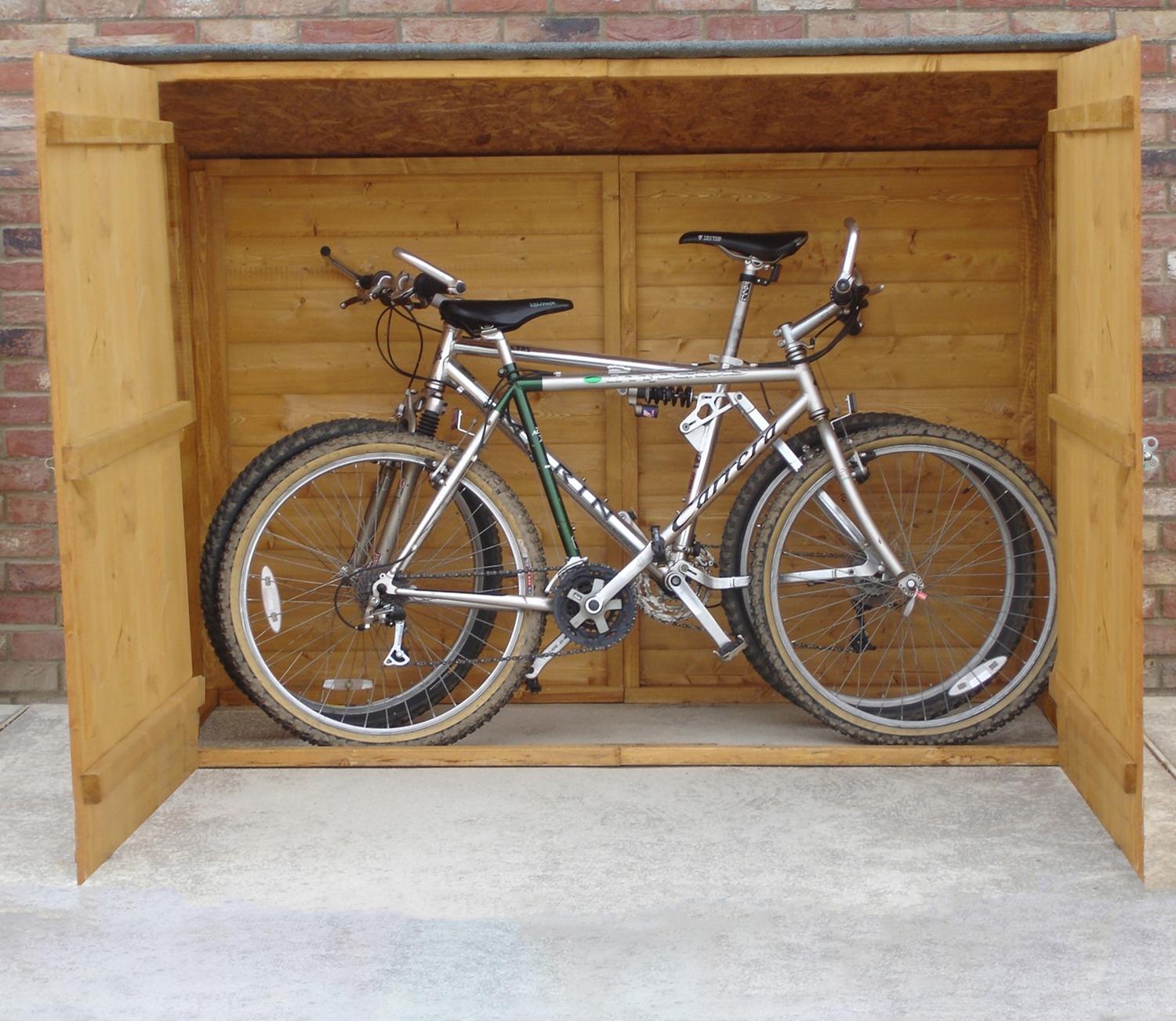 Shire Pent 6 x 2 ft Bike Store — view 3