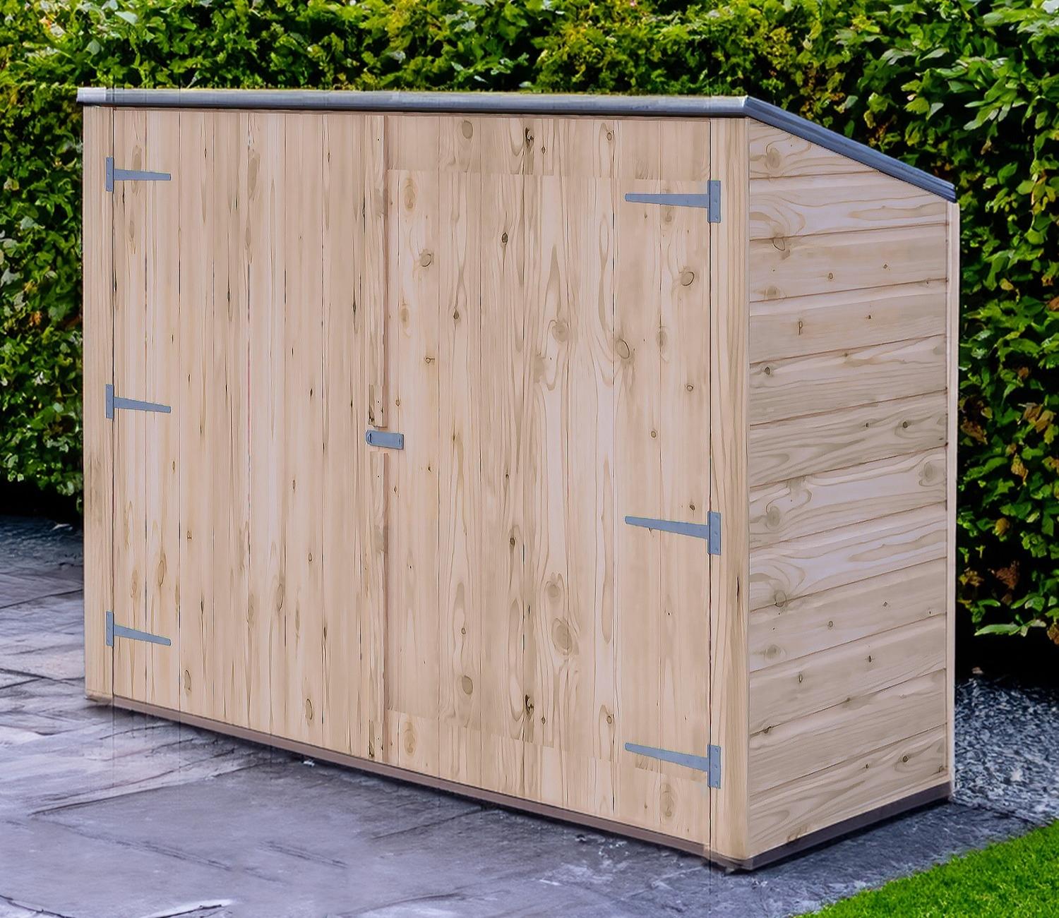 Shire Pent 6 x 2 ft Bike Store — view 5