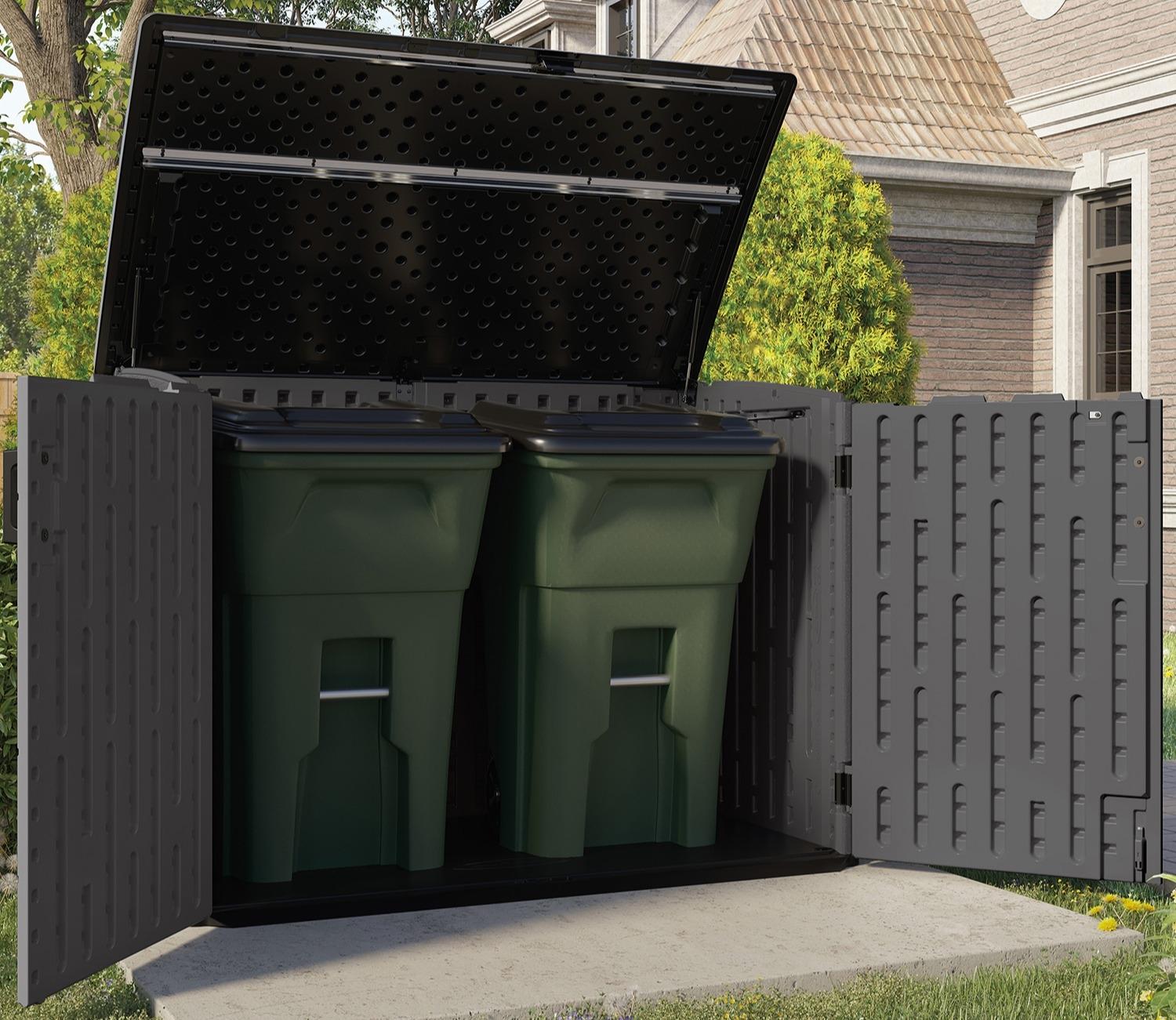 Suncast Moda Stow-Away 6 x 3 ft Storage Shed — view 3