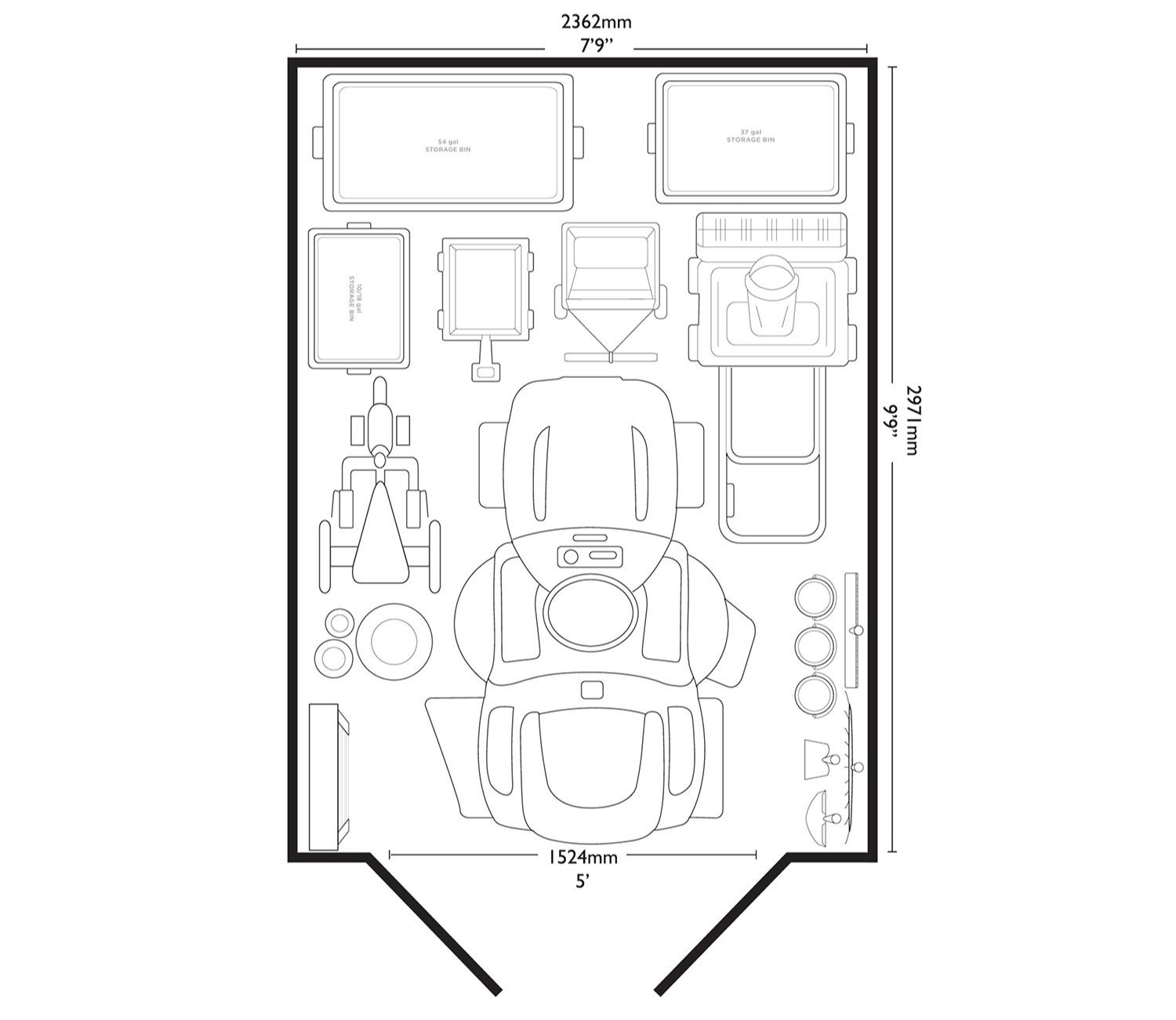 Suncast Tremont 8 x 10 ft Shed — view 7