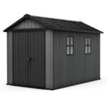 Keter 11'x7.5' Newton Plus Side Entry Plastic Shed Graphite