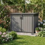 Keter 4x2 Cortina Alto Heavy Duty Vertical Shed Dark Grey - Image 3