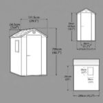 Keter 4x6 Darwin Heavy Duty Plastic Garden Shed Brown - Image 6