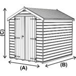 Keter 6x4 Manor Plastic Pent Garden Storage Shed Beige - Image 5