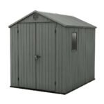 Keter 6x8 Darwin Heavy Duty Plastic Garden Shed Green