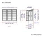 Duramax 4 x 8 ft Lean To Sidemate Plastic Shed - Image 10