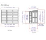 Duramax 4 x 8 ft Lean To Sidemate Plus Plastic Shed - Image 9