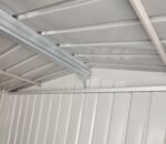 Globel 10 x 15 ft Dual Door Metal Workshop Garage - Image 11