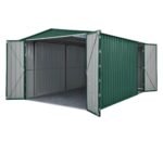 Globel 10 x 15 ft Dual Door Metal Workshop Garage - Image 6