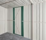 Globel 10 x 15 ft Dual Door Metal Workshop Garage - Image 10