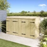 Premier Shiplap Double Bin Store With Box Store - Image 2