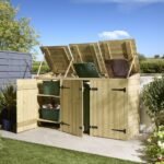 Premier Shiplap Double Bin Store With Box Store - Image 8