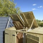 Premier Shiplap Quadruple Bin Store - Image 3