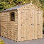 Rowlinson 6 x 8 ft Shiplap Apex Shed