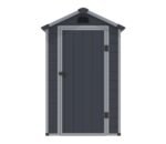 Rowlinson Airevale 4 x 6 ft Dark Grey Plastic Apex Shed - Image 11