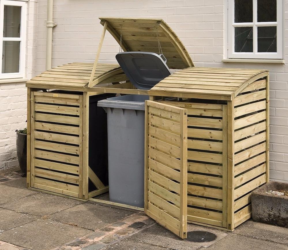 rowlinson-triple-wheelie-bin-store-950d791e047abf96e627e8a73867d1d7_original.jpg Rowlinson Classic Triple Wheelie Bin Store - Image 1