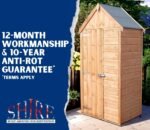 Shire Pent 6 x 2 ft Bike Store - Image 9
