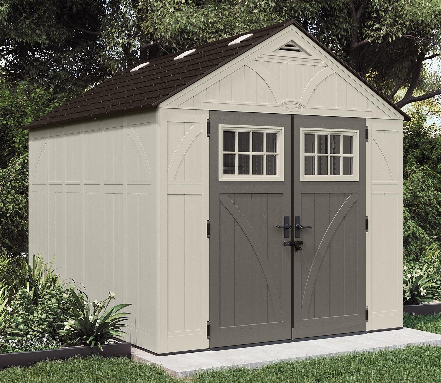 suncast-tremount-shed-8ft-x-10ft-95830ae133d790a7b861ba1a775e9fb3_original.jpg Suncast Tremont 8 x 10 ft Shed - Image 1