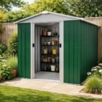 YardMaster 6 x 6 ft Emerald Deluxe Metal Shed