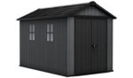 Newton Plus Apex Plastic Shed 7.5 × 11 ft Grey