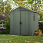 Darwin 6x6ft (1.9m x 1.8m) Garden Shed - Green - Image 2