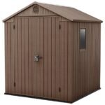 Darwin Apex Garden Storage Shed 6 × 6 ft Brown