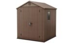 Darwin Apex Garden Storage Shed 6 × 6 ft Brown