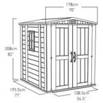 Factor Apex Garden Storage Shed 6 × 6 ft - Image 11