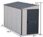Duramax 4x10 Sidemate Shed Gray with Foundation 36725 - Image 3