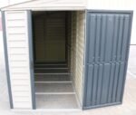 Duramax 4x10 Sidemate Shed Gray with Foundation 36725 - Image 6