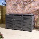 Chelsea Triple Bin Store - Anthracite - Image 2