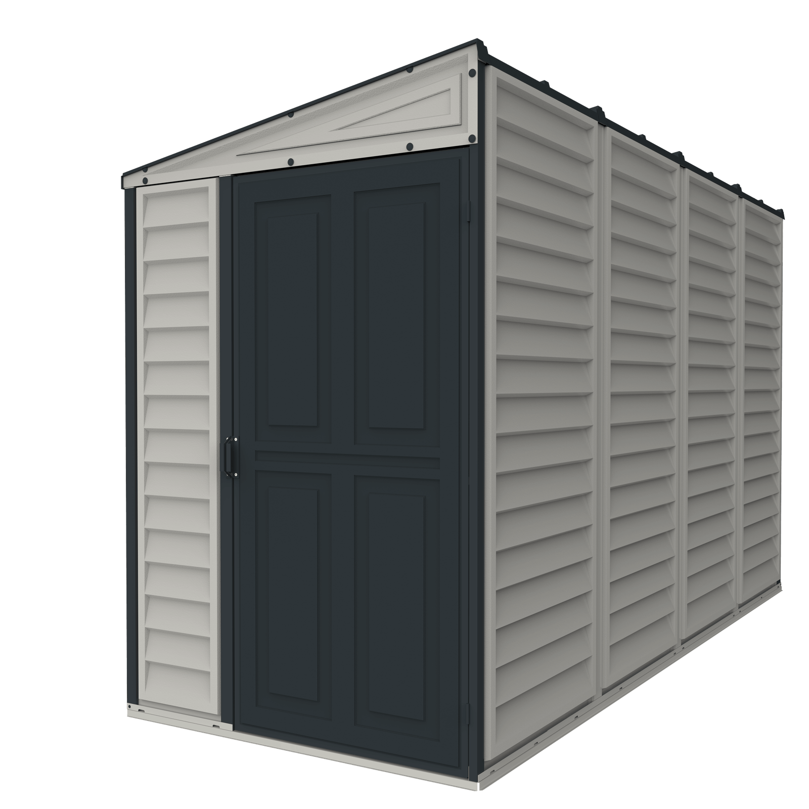 mainphoto2.png Duramax 4x10 Sidemate Shed Gray with Foundation 36725 - Image 1