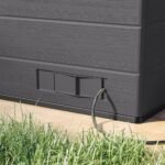Suncast Cabana Entertainment Shed & Bar 8' x 7' - Cool Grey - Image 5